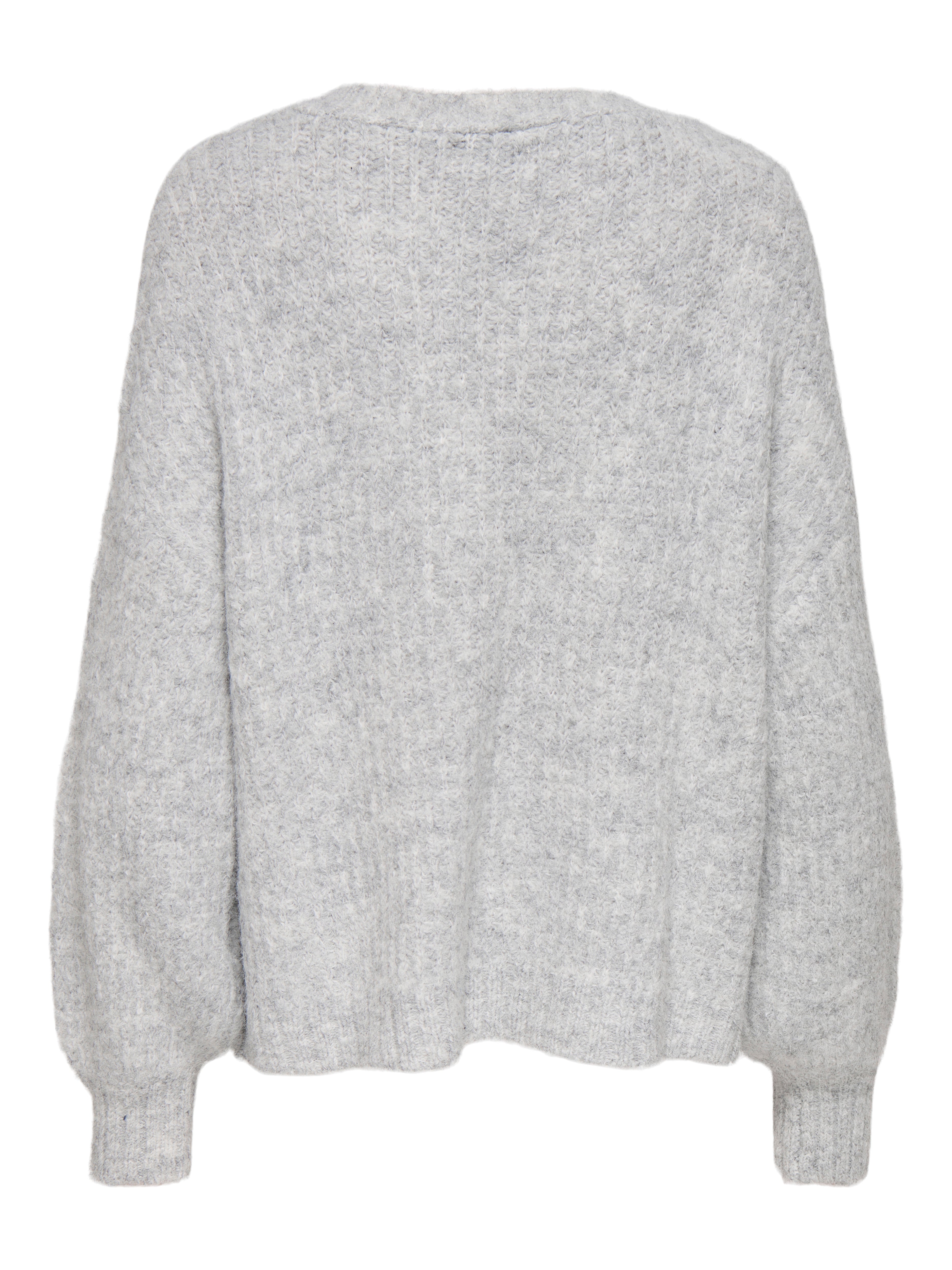 ONLMAGGIE Strickjacke Light Grey Melange