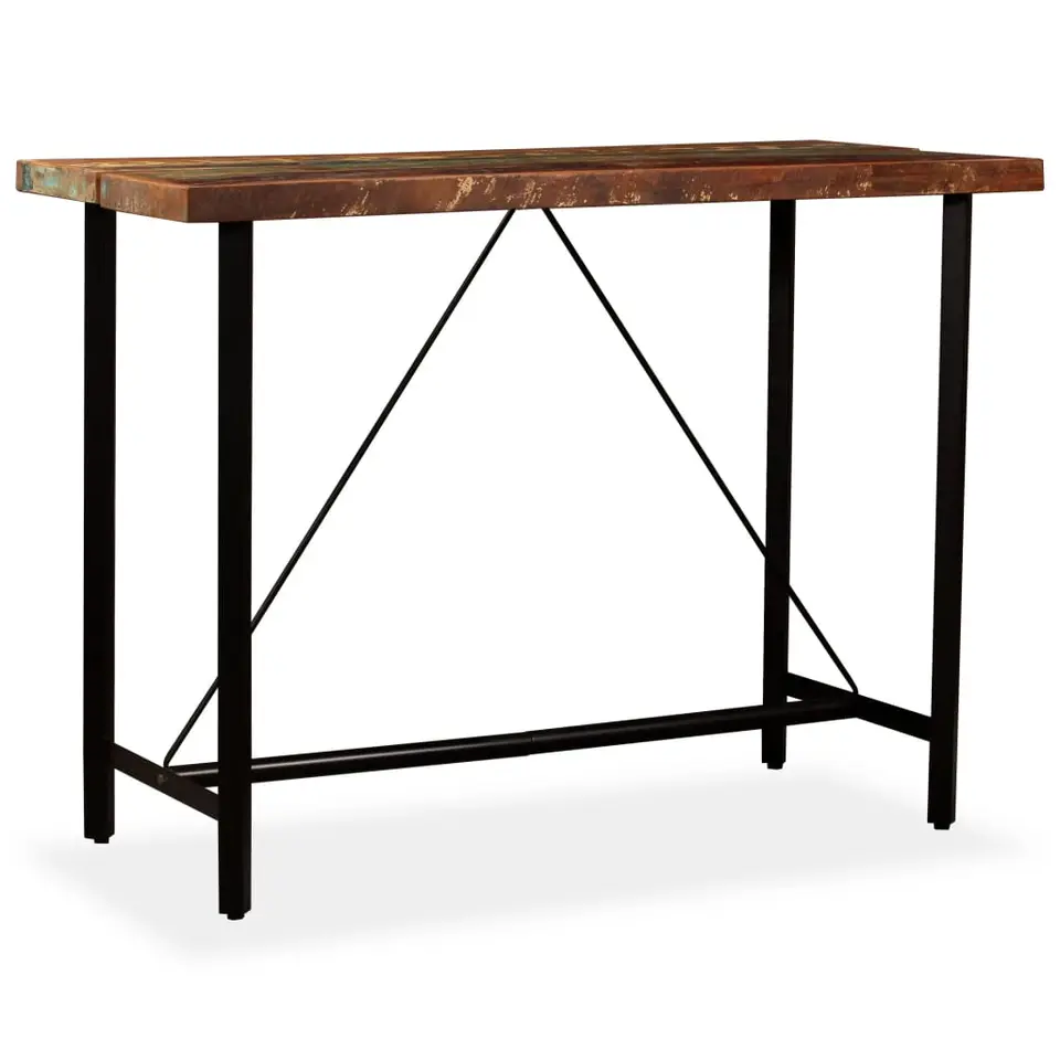 vidaXL - Bartafel - Bruin - Hout - 150 x 70 x 107 cm