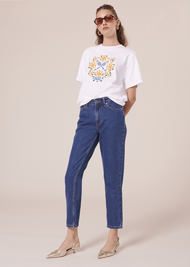 T-Shirt Taraclubblanc en jersey