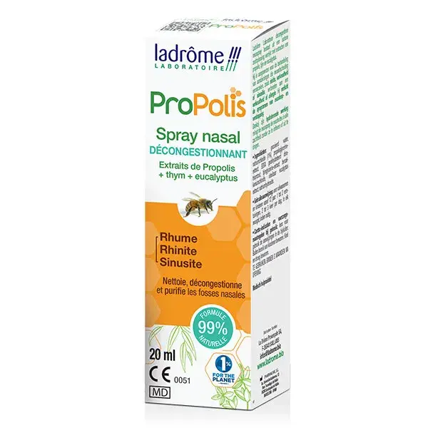 Spray Nasal Orgânico de Própolis Ladrome 20ml