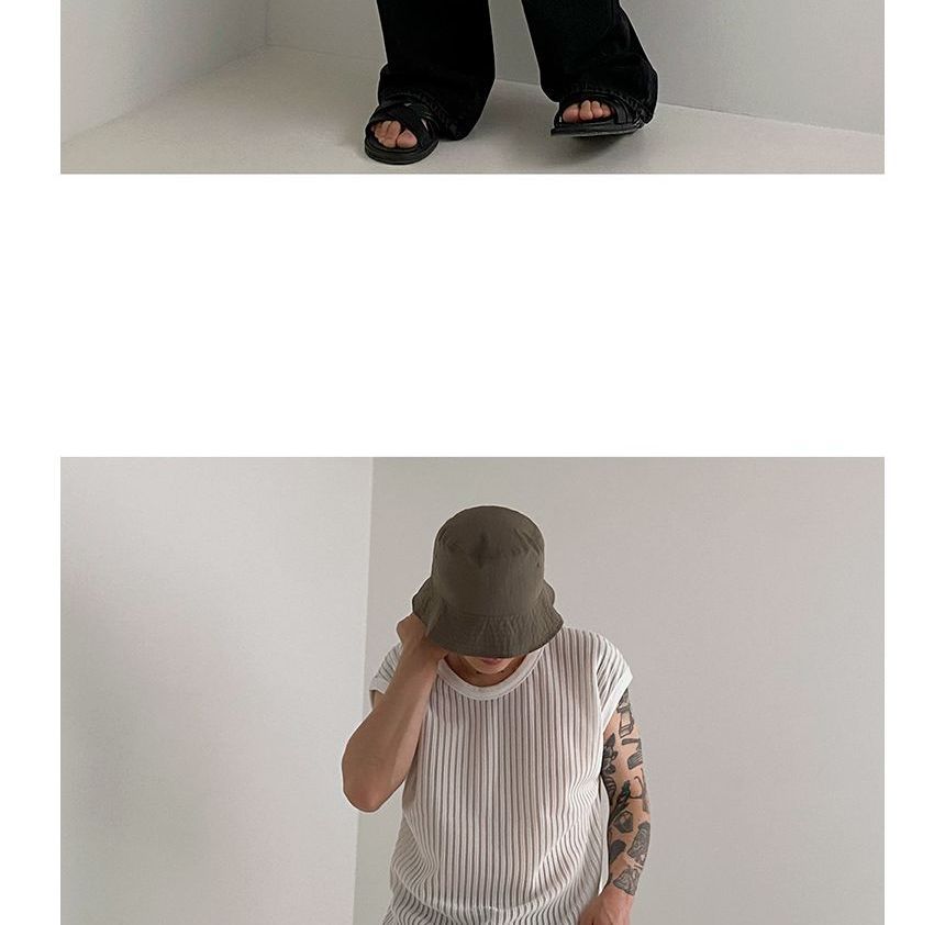 MRCYC - Tanktop met ronde hals en geribbelde boorden