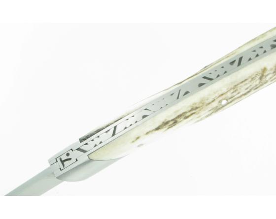 Compagnon Carbone BOIS DE CERF Couteau de Poche Le Thiers par Chambriard