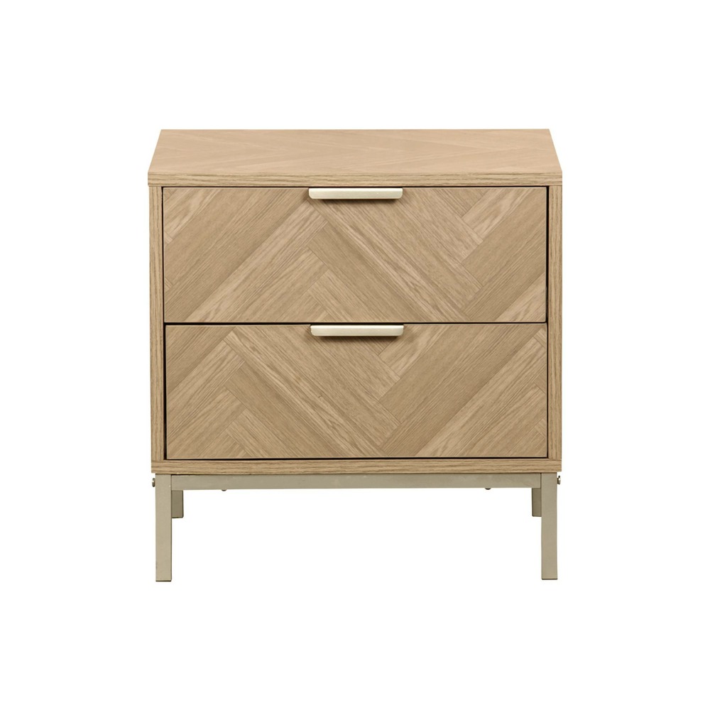 Lot de 2 tables de chevet. Budapest. Deux tiroirs. L 45 x l 40 x h 45cm