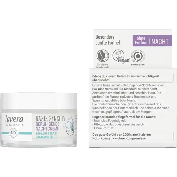 basis sensitiv Beruhigende Nachtcreme