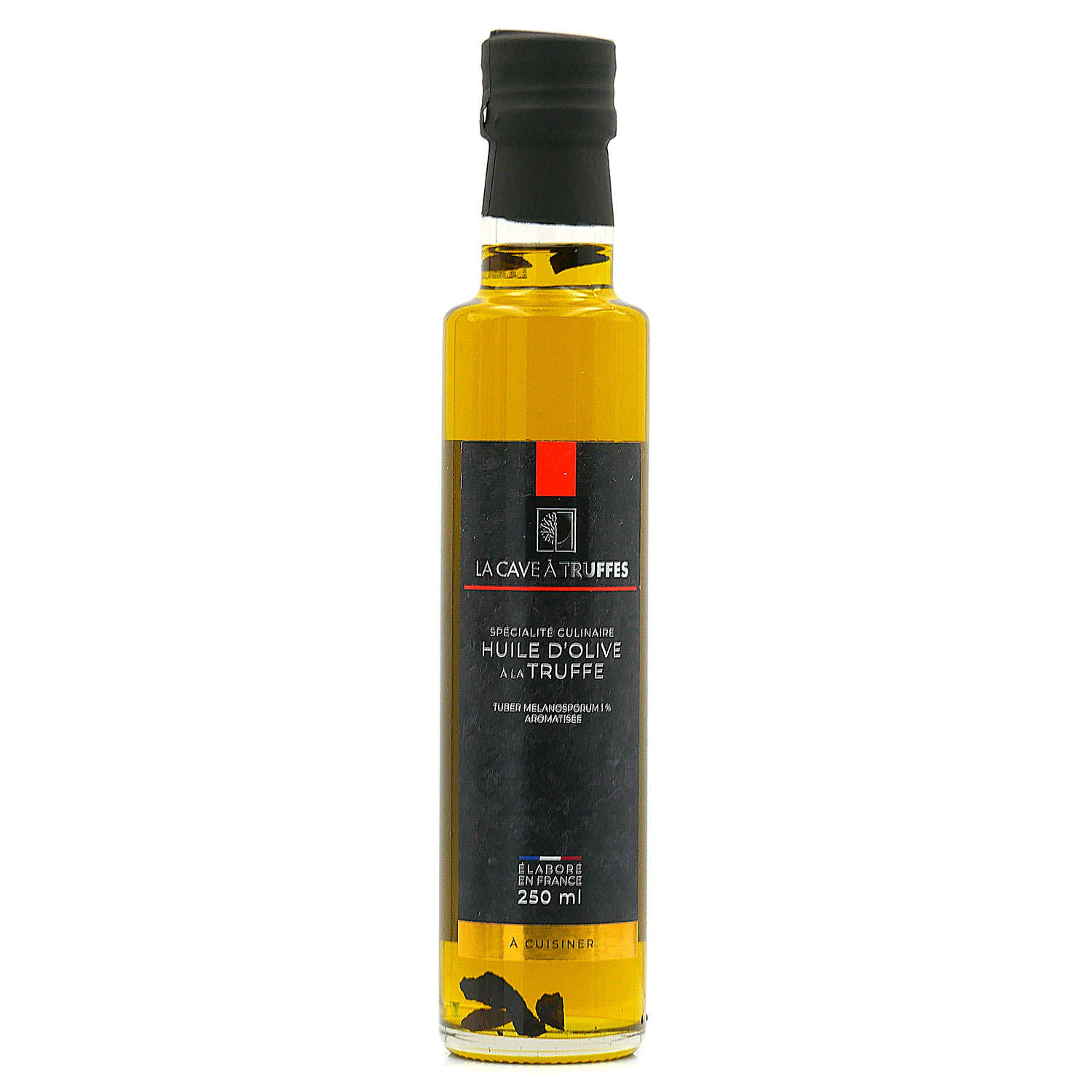 Spécialité à base d'huile d'olive et de truffe noire (morceau 1% et arômes)