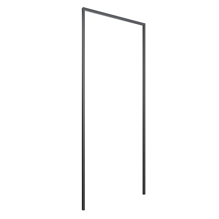 Tapée d'isolation pour porte acier gris anthracite 100 mm Radex