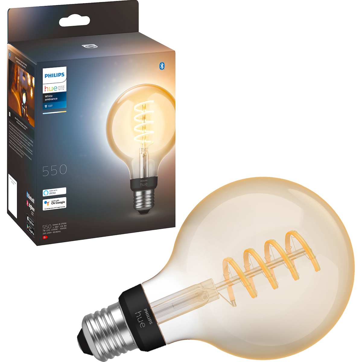 Philips Hue WA 7W Fil G93 E27