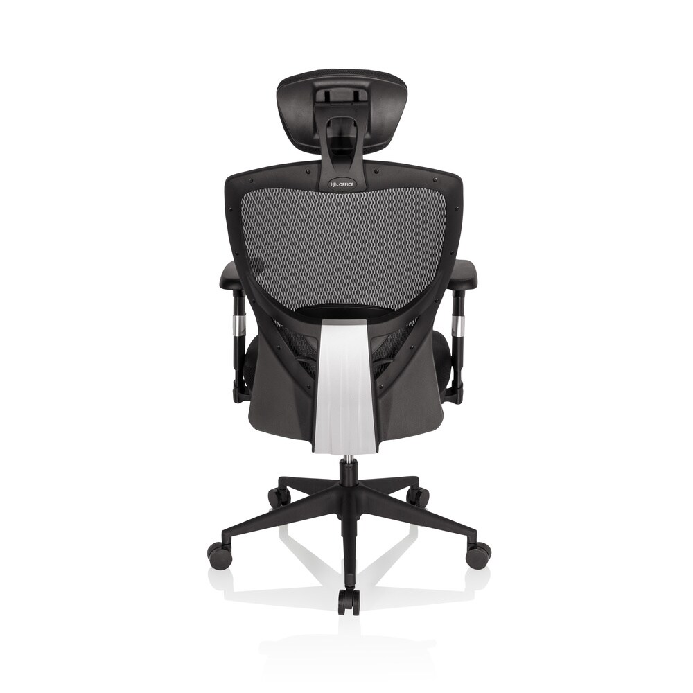 High End Bürostuhl VENUS BASE Stoff/Netzstoff mit Armlehnen hjh OFFICE
