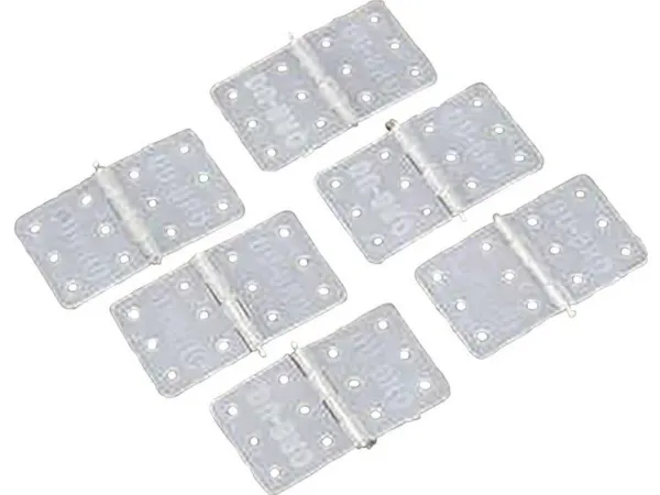 DU-BRO Hinges 16/28 Hængsel Rektangulær Polyamid (L x B) 28 mm x 16 mm 6 stk