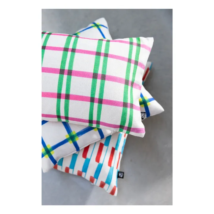 &Klevering Housse de coussin Clash | Vert