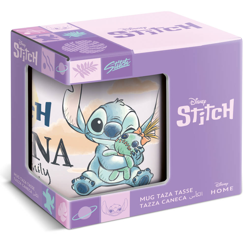 Disney Stitch Ohana mok cadeauset