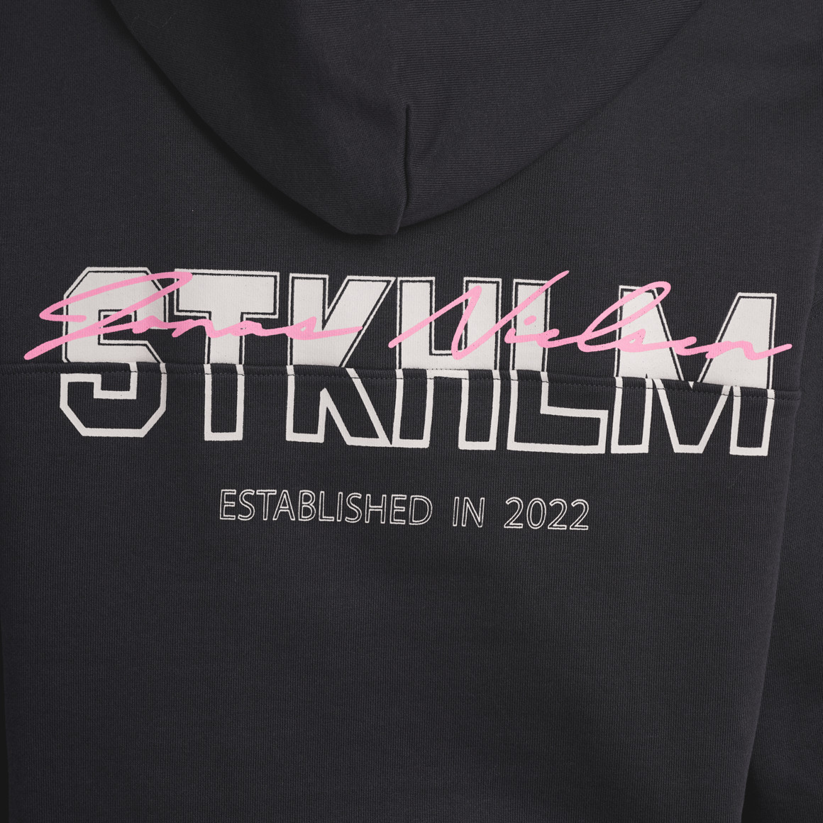 Jonas Nielsen Damen Hoodie mit Logo-Stickerei dunkelblau