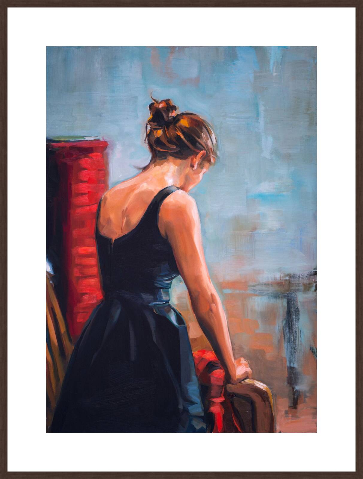 Am Stuhl angelehnt by Edward B. Gordon - Limited Edition. Edition of: 150. Signed.