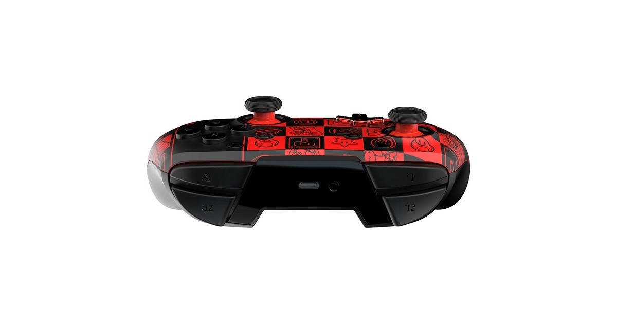 PDPWireless Controller - Rematch Glow  (Rood/zwart, Nintendo Switch, Nintendo Switch - OLED, Nintendo Switch Lite)