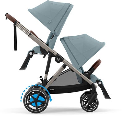Cybex e-GAZELLE S Sportsvogn, Stormy Blue/Taupe