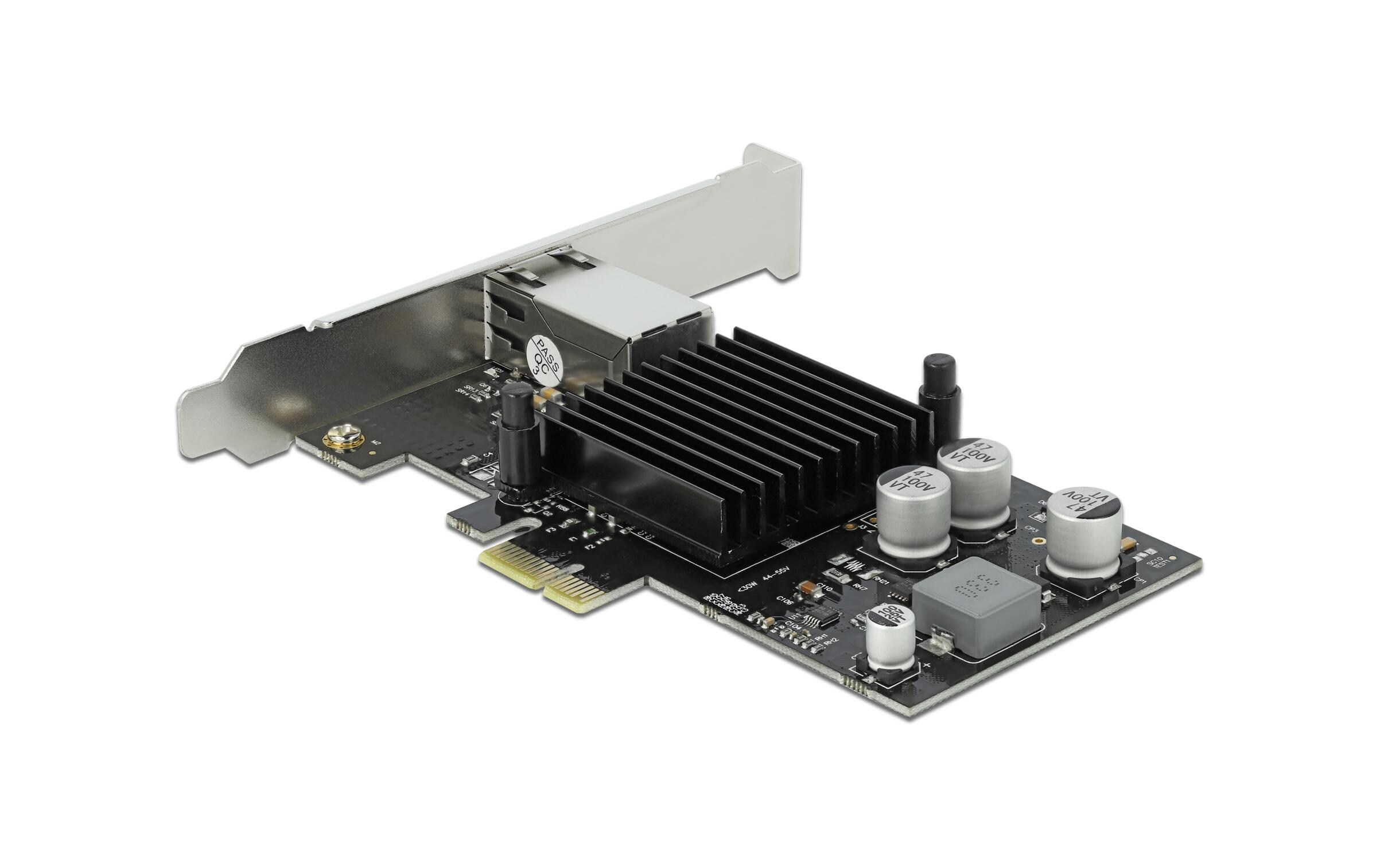 Netzwerkkarte 1x 1Gbps, PoE+, i210 PCI-Express x1Delock PCI Express x1 Karte 1 x RJ45 Gigabit LAN PoE+ i210