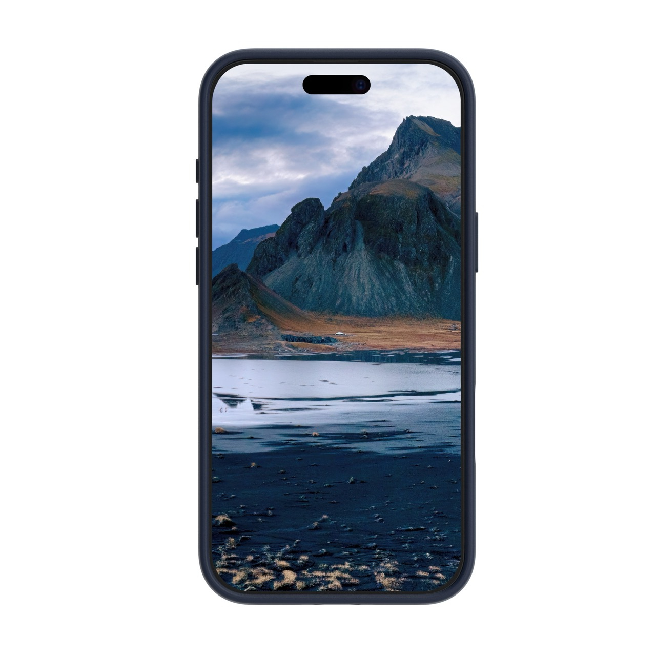 iPhone 16 Hardcase Hülle Clear Case Iceland Ultra D3O MagSafe Recycled (IUK1DABL6291) - Blau