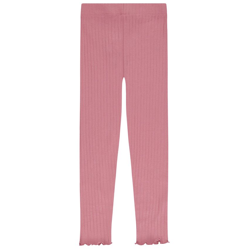 Legging côtelé avec nœud pour fille - Multicolore