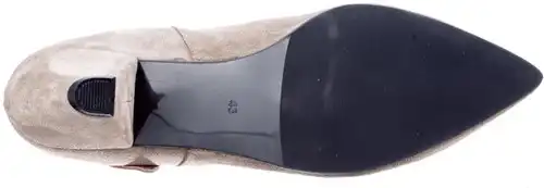 Babouche taupe G-Anne-2 - maat 43 enkellaars donkerbruin - maat 43 Calandschoen