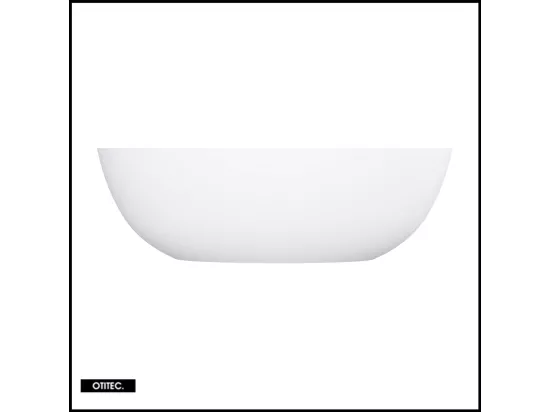 Baignoire Îlot - 175 x 78 cm - SHELL - BLANC MAT - avec SIPHON INCLUS