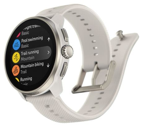 Montre GPS Suunto Race S Powder Gray - Blanc