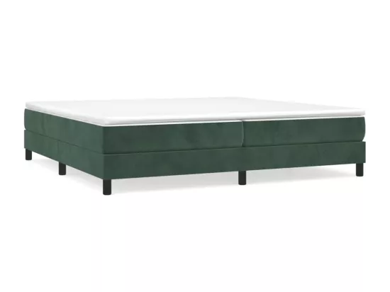 Sommier à lattes de lit Vert foncé 200x200 cm Velours