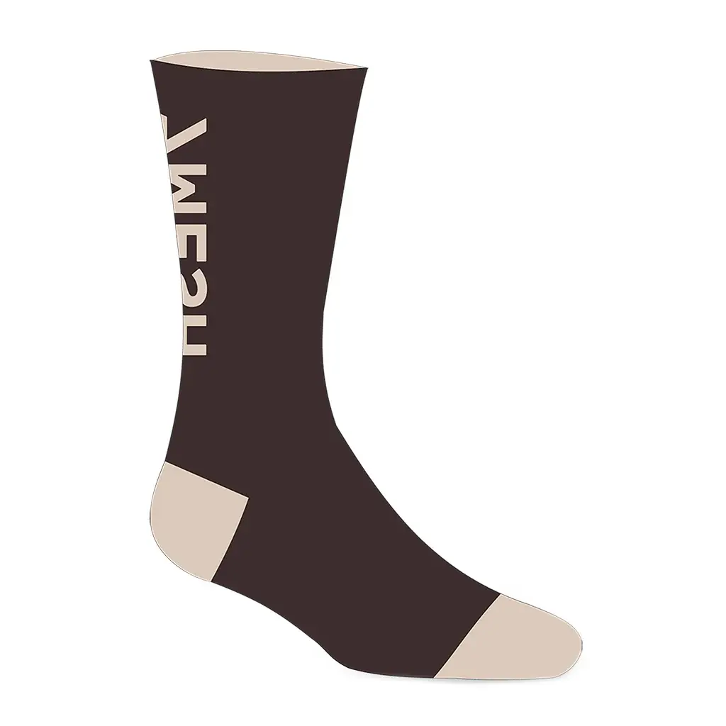 7mesh Ashlu Merino 7" Fietssokken Donkerbruin