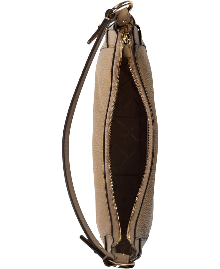 Michael Kors LG CRESCENT TZ HOBO SHLDR Camel