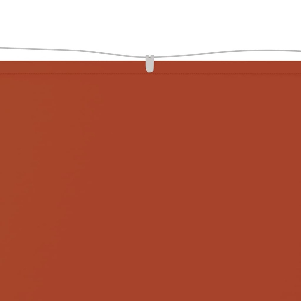 Auvent vertical 100 x 360 cm tissu oxford orange