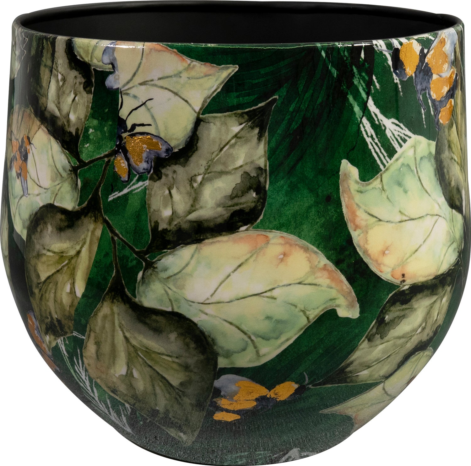 TS bloempot Bee groen D 28 H 25 cm