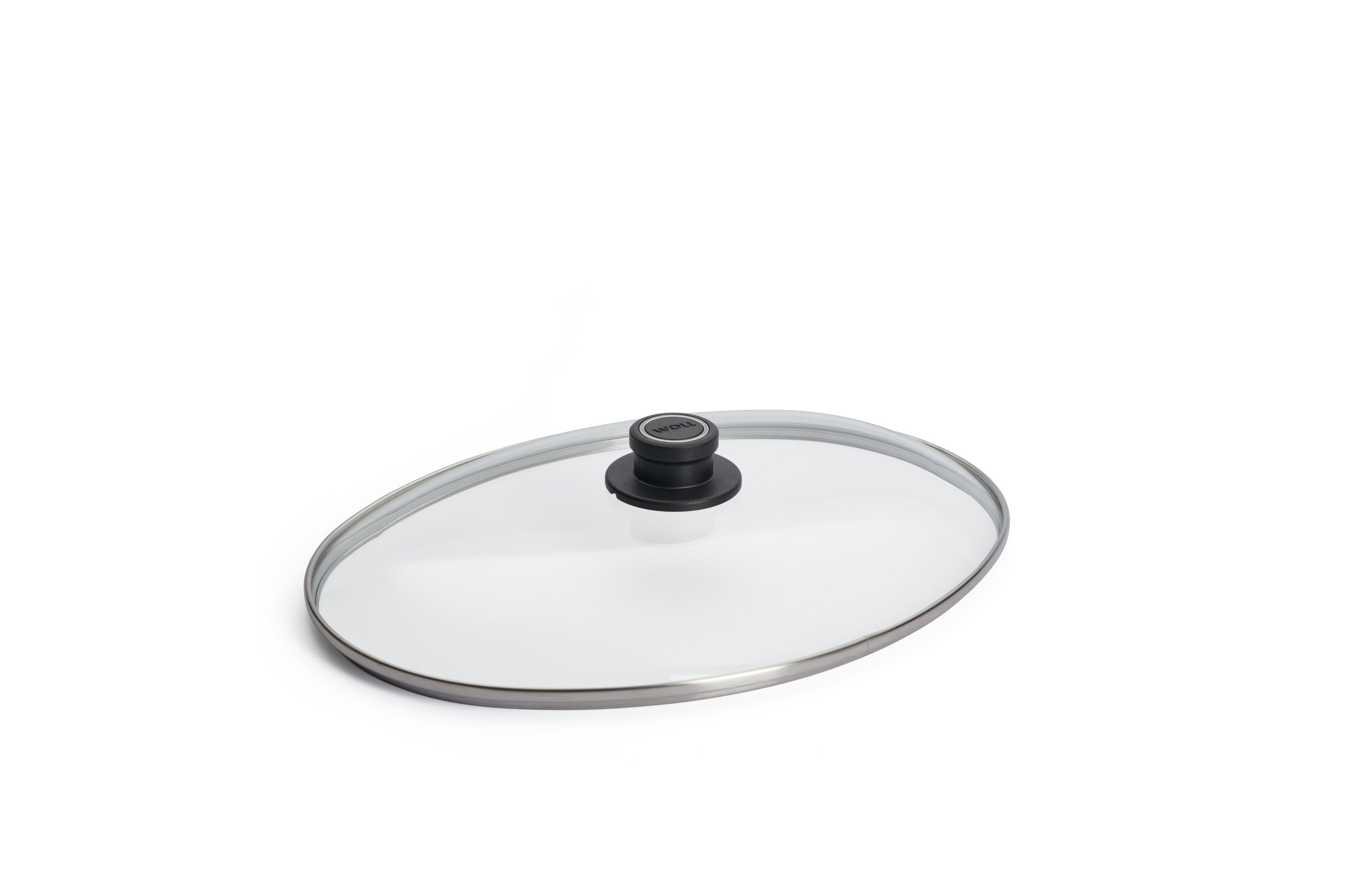 Sicherheitsglasdeckel, oval - Größe: 38 x 28,4 cm von WOLL