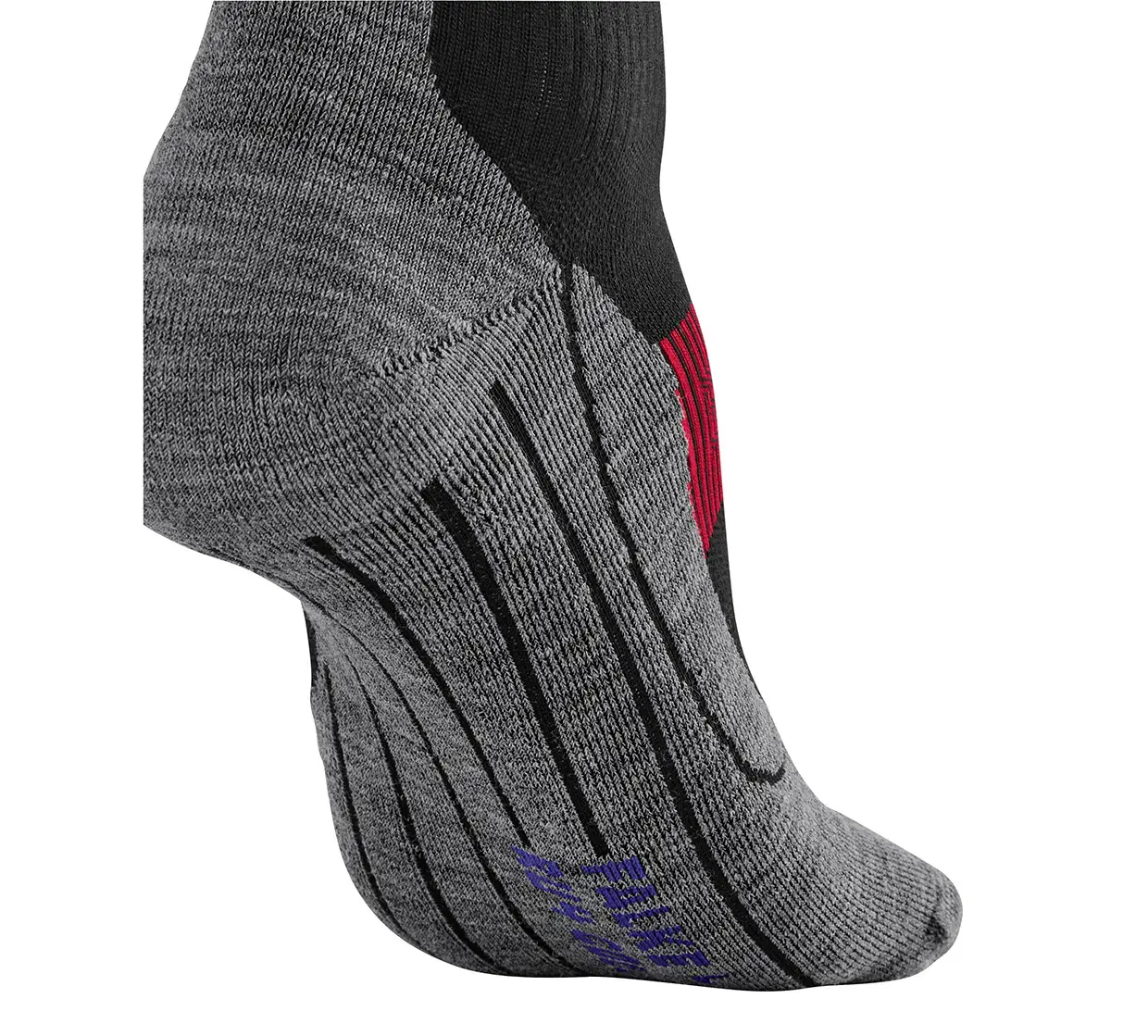 Falke RU4 Endurance Cool Hardloopsokken Zwart/Grijs Heren