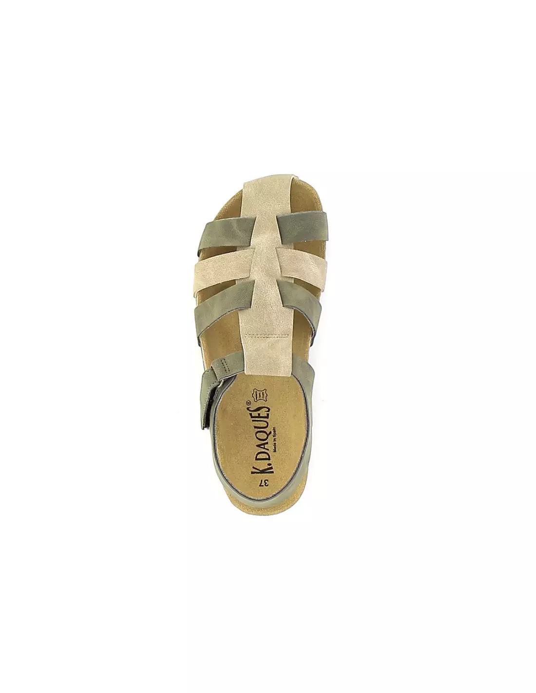K DAQUES PIF - Sandales & nu-pieds KakiMulti