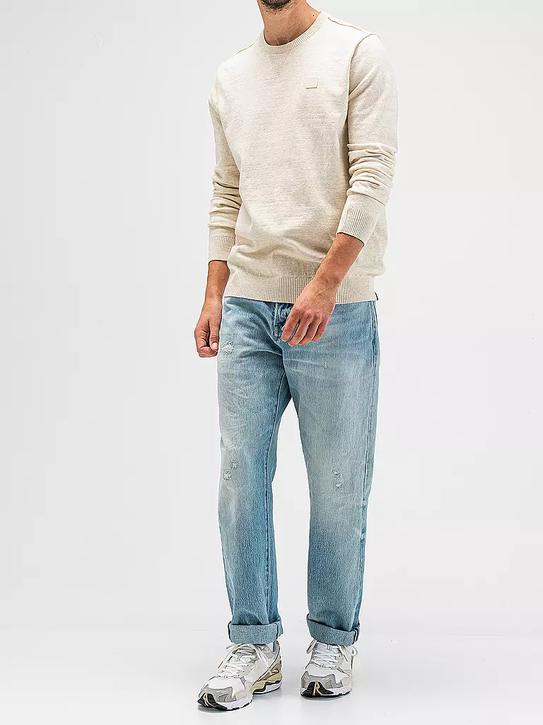 BUTCHER OF BLUE Pullover CLIFDEN creme