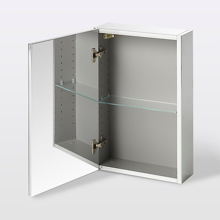 Armoire de salle de bains GoodHome Imandra miroir L.40 x H.60 x P.15 cm