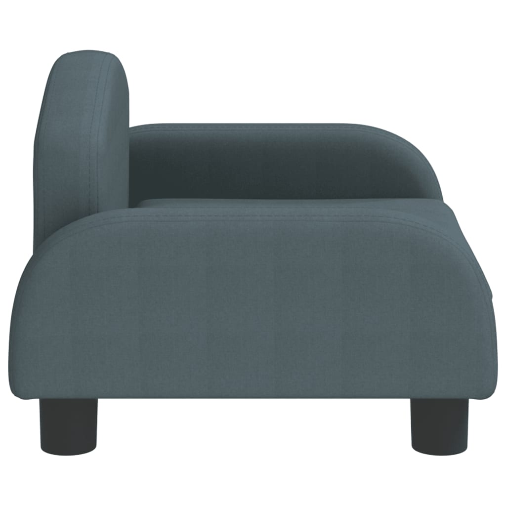 Cama para cães vidaXL em tecido cinza escuro, 50x40x30 cm