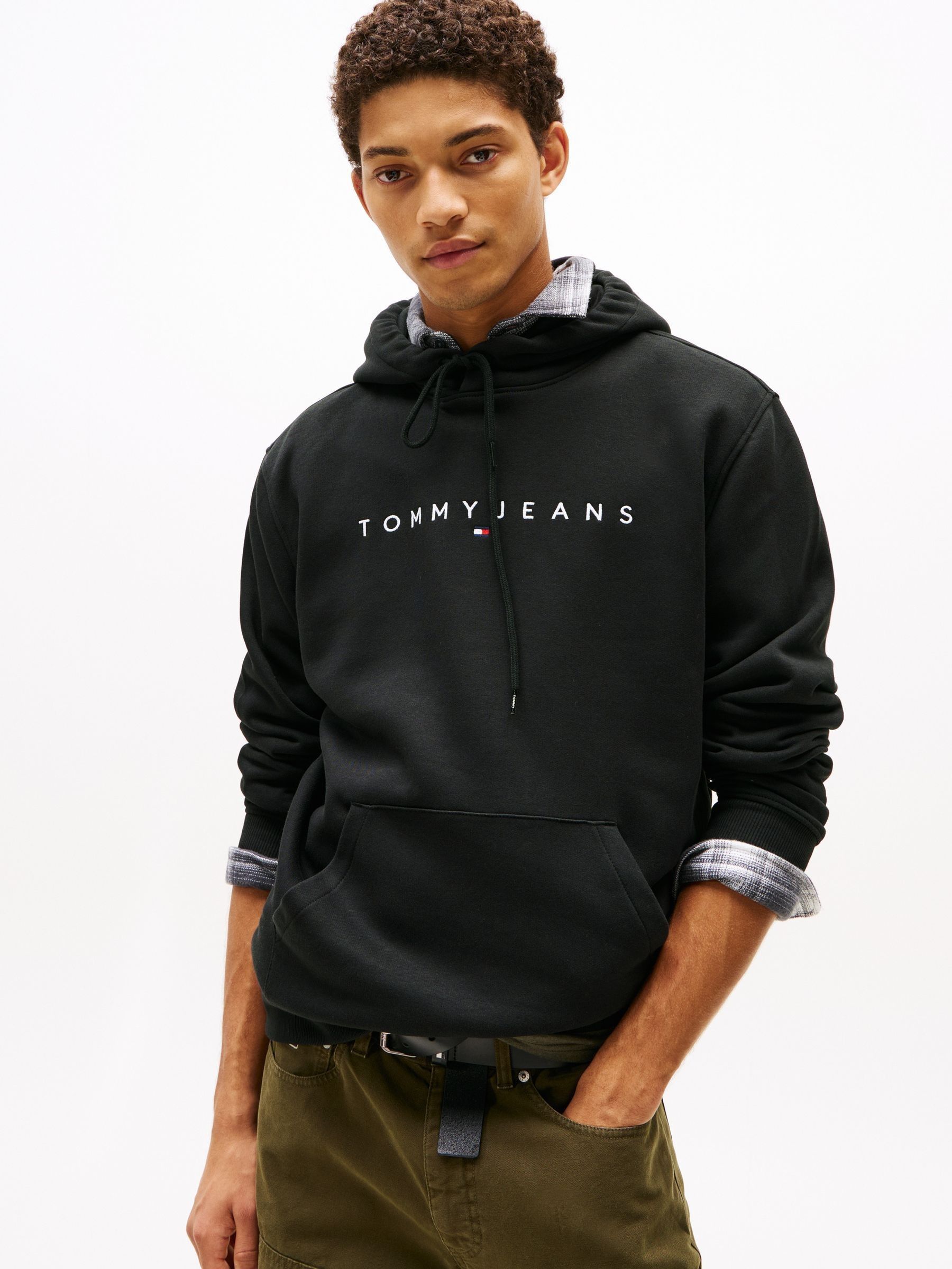 Zwart - Tommy Jeans Logo Hoodies