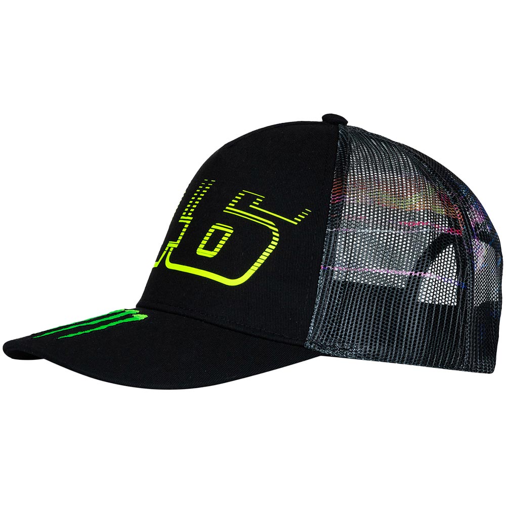 VR46 - Casquette Monster Noir / Vert