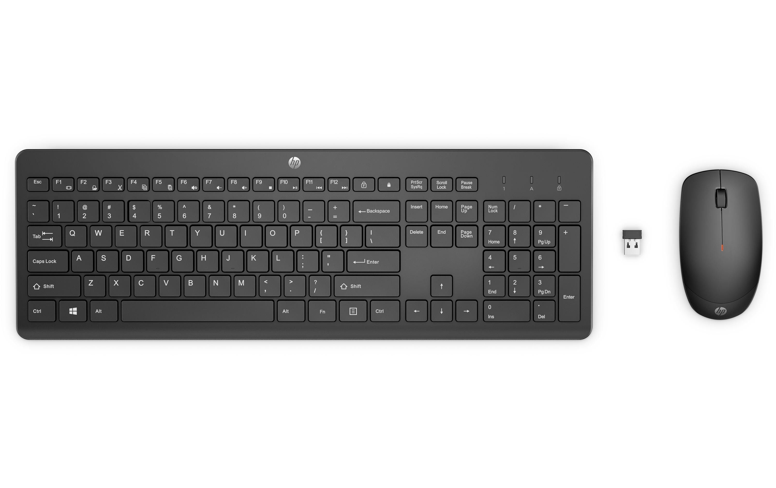 Tastatur-Maus-Set 230 WirelessKabellose Maus und Tastatur mit Chiclet-Keys für geräuscharmes Arbeiten