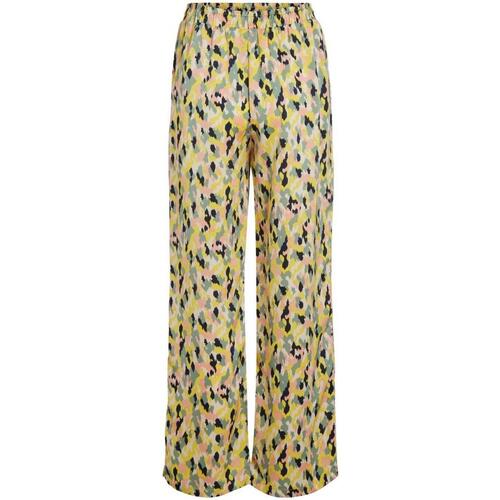 Vila - VISOFFY RW WIDE PANT/SU Birch Amarillo