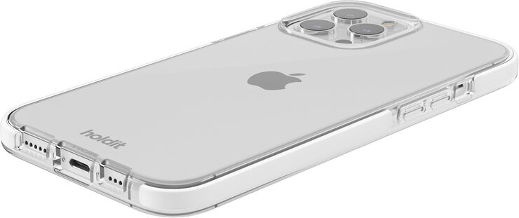 HoldIt Seethru Case iPhone 13 Pro Max White Hvid