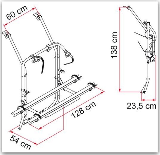 Fiamma Fietsendrager Carry Bike VW T4