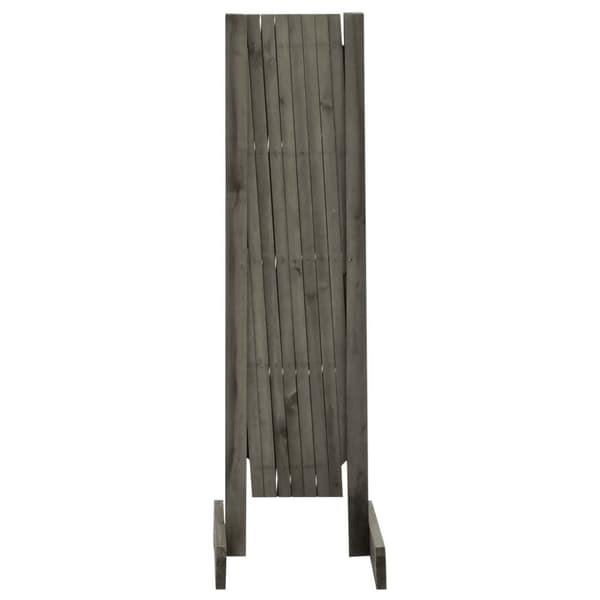 vidaXL Espaliergjerde grå 150x80 cm heltre gran