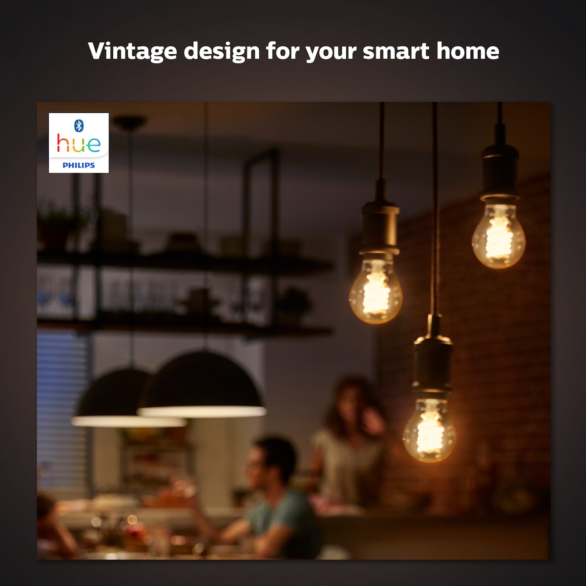 Philips Hue W lyspære 7,2W Filament ST64 E27
