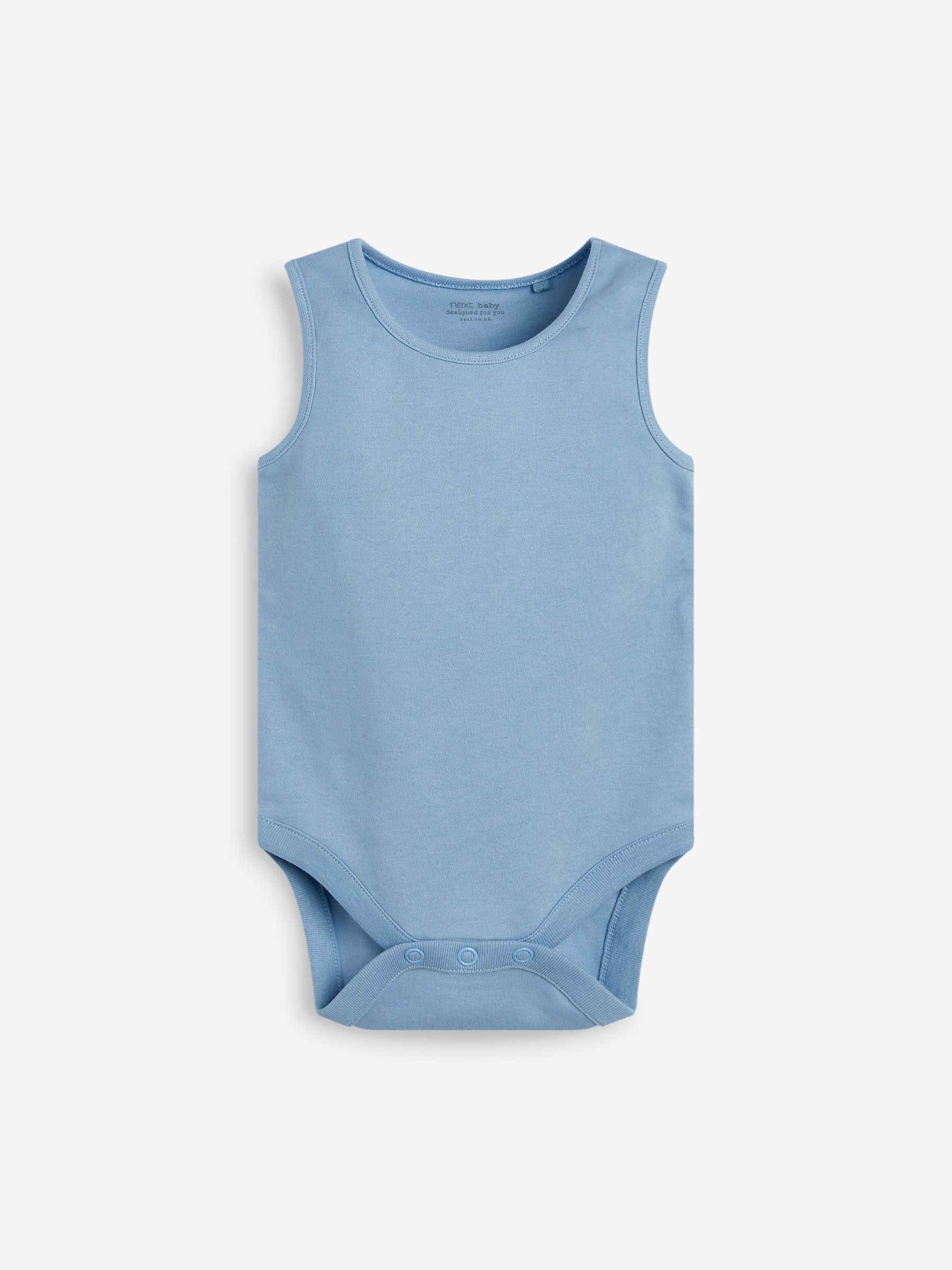 Blauw - Babyrompertjes met hemdje