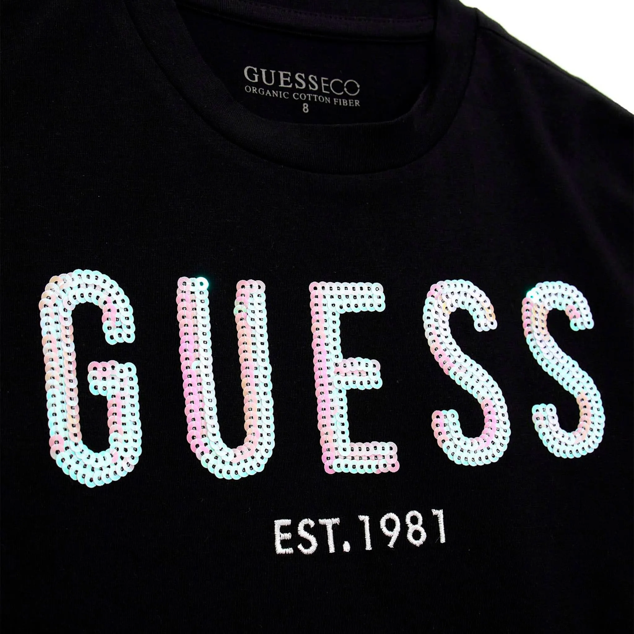 Guess Kids T-shirt Logo Pailette 7-14ans