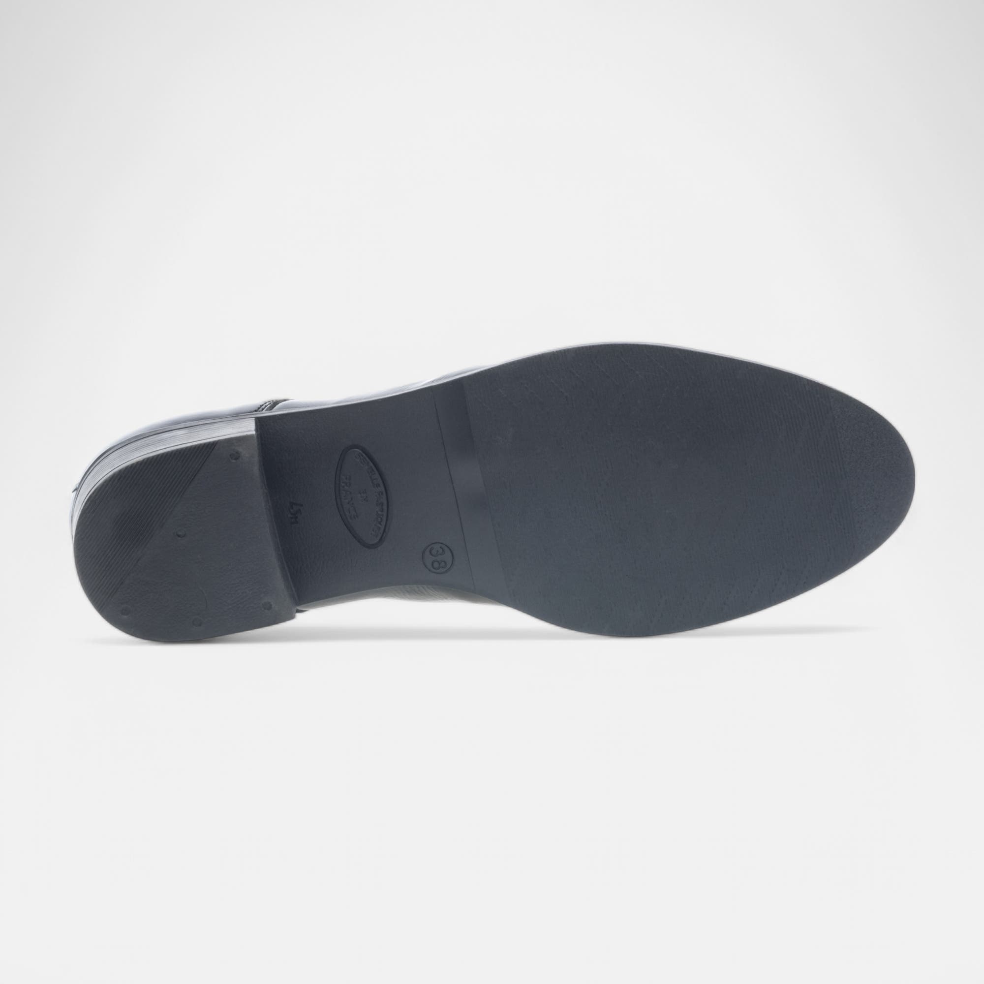 Derbies Femme en cuir noir vernis