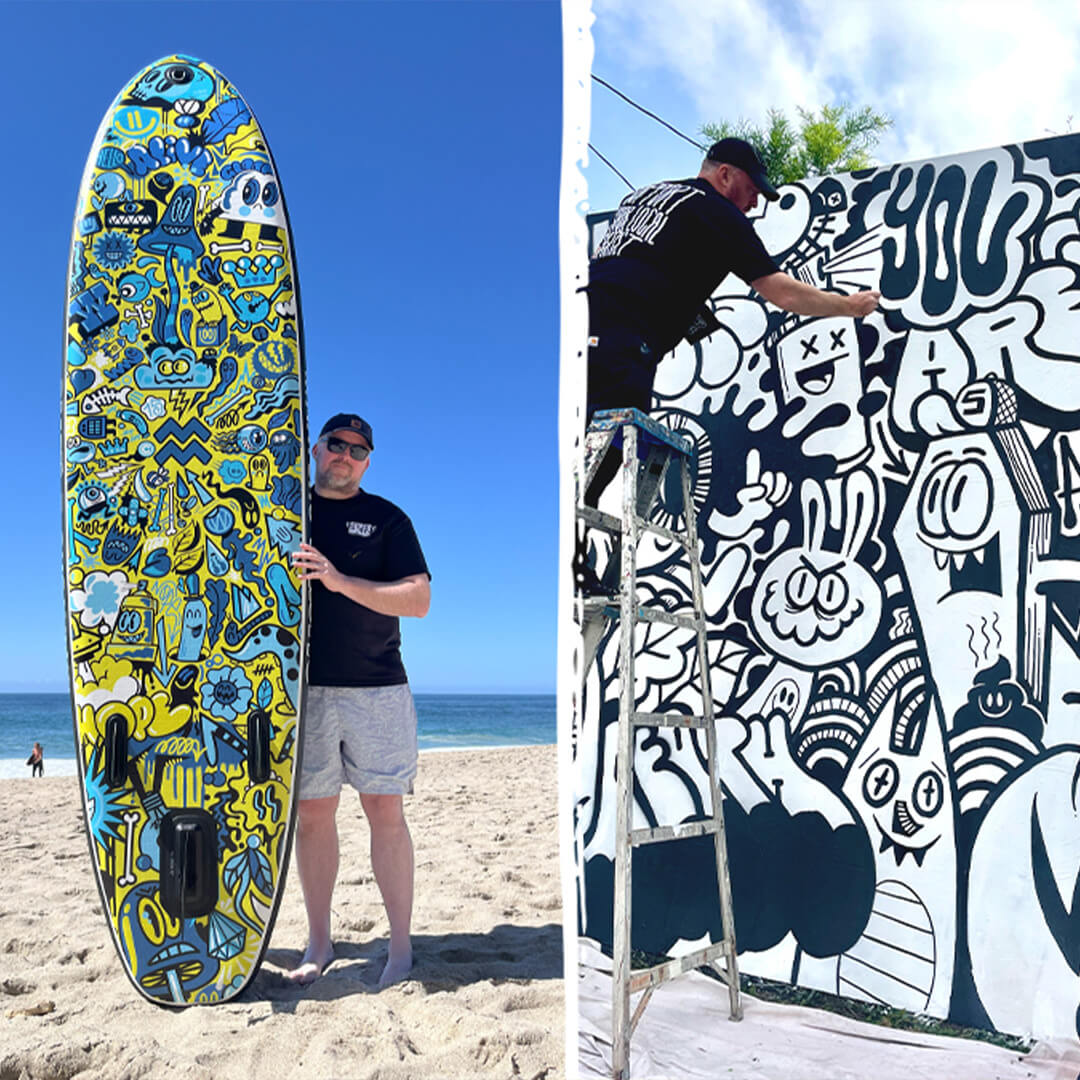 Matchu x Wotto opblaasbaar Sup Board - limited edition