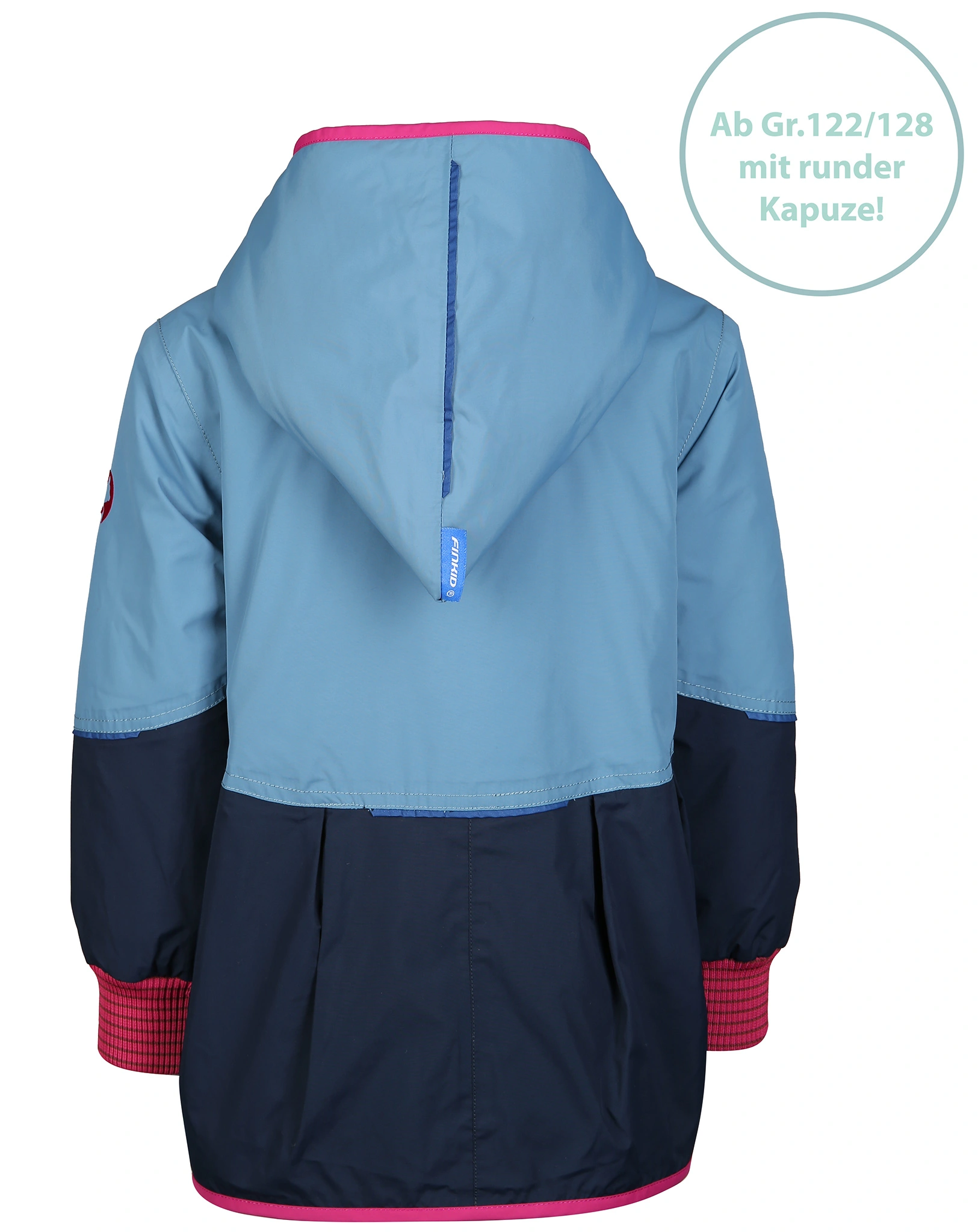 Winterjacke AINA MUKKA mit Teddyfutter in dove/raspberry