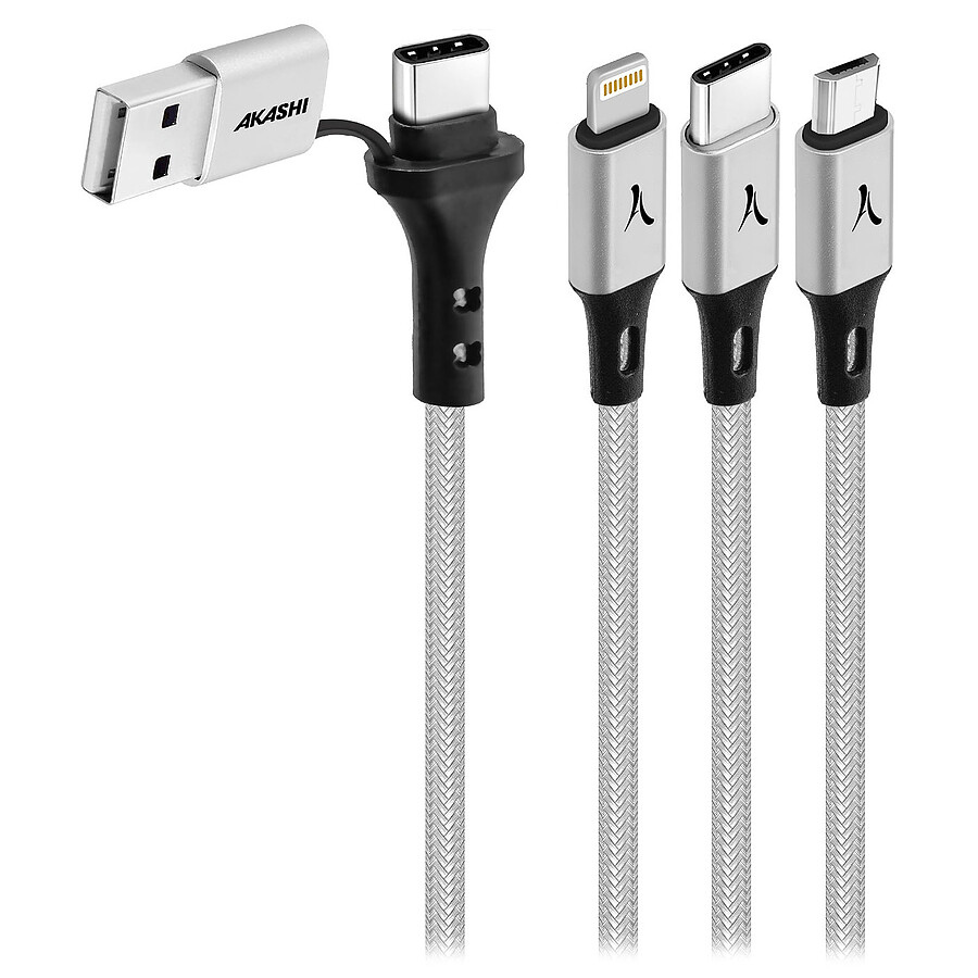 Akashi Câble de Charge 5-en-1 - 1 m